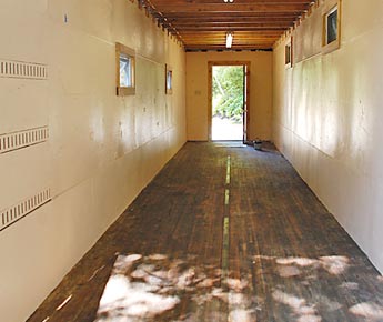 8 x 40 storage trailer interior