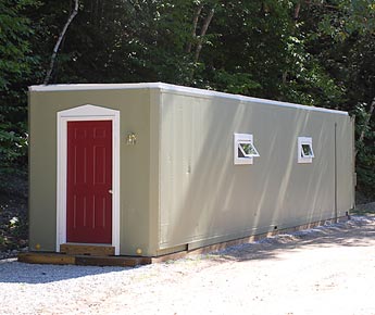 8 x 40 storage trailer exterior